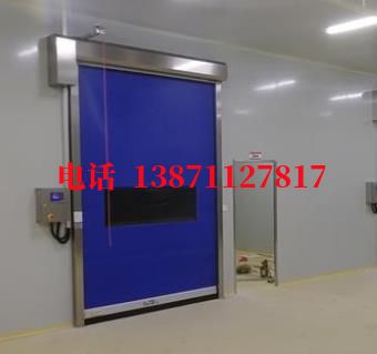 铝合金吊门轨道拉链密封快速卷帘门